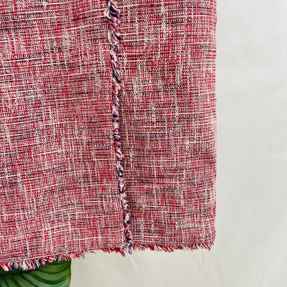 Banana Republic Pink Tweed Midi Dress - Picture 6 of 11